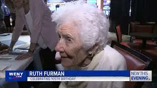Tioga Downs Casino's oldest player celebrates 105th birthday