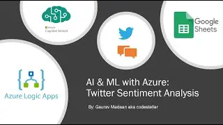 Build Twitter Sentiment Analysis App in 10 minutes using Azure Logic Apps