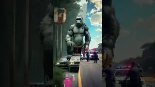 EVOLUTION OF GORILLA Rusty Gorilla Statue Comes to Life