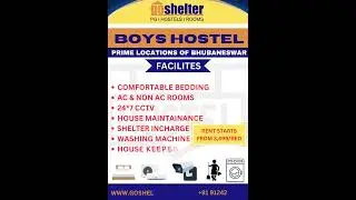 Boy's Pg, Hostel's with Zero Brokerage fee in BBSR locations 🏡🛌😇-Call Us On 9124279731