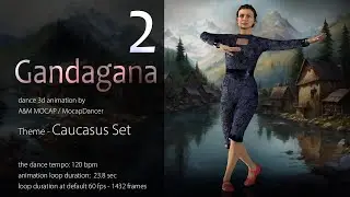 #iClone - Gandagana 2 - #120bpm - dance 3d animation
