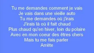 Daniel B&eacute;langer - R&ecirc;ver mieux (Lyrics)