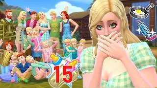 How hard can it be to raise 15 children in the sims 4? // Sims 4 family challenge