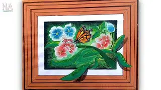 Beautiful Nature Scenery Painting | Acrylic Painting Tutorial [3d]