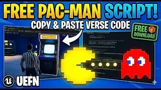 FREE Pac-Man Script for UEFN! 🎁 (Copy & Paste Verse Code)