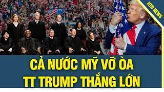 CẢ NƯỚC MỸ VỠ ÒA: Tối cao Pháp viện tuyên chiến thắng lớn cho TT Trump, 18.000 tỷ USD được giữ lại