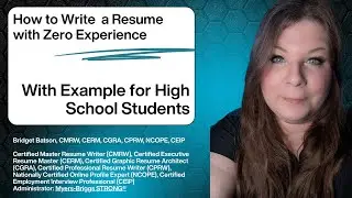 How to Write a Resume with No Experience (Example for High School Students & High School Graduates)