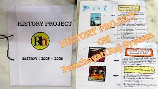 Project File on Panchayati Raj System | History Project on Gram Panchayat | Easy School Project