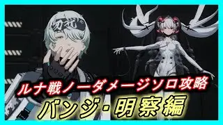 【パニグレ】パニシング：グレイレイヴン バンジ・明察 ソロ ルナ戦 ノーダメージ【punishing gray raven】