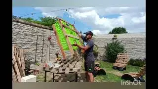 Organizador con tarima y canastos reciclados ♻️ Ideal para envases retornables (Especial Fin de A&ntilde;o)