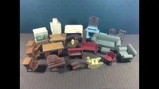 Dollhouse Furniture - Vintage 1930s Strombecker, Etc. - Auction Haul #2