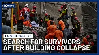 Rescuers Report No Signs of Survivors After Deadly Building Collapse in Karachi, Pakistan | 10 News