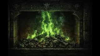 A dark fantasy fireplace with crackling skulls. Perfect for sleep, focus, and ambient relaxation.