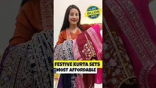 10 Flipkart Festive Special Kurta Sets In Budget #flipkart #flipkarthaul #shorts #shortsfeed