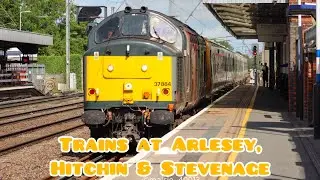 Trains at Arlesey, Hitchin & Stevenage | ECML | 29/05/2025