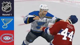 ST. LOUIS BLUES x MONTREAL CANADIANS | NHL Knockout (Round 1) 