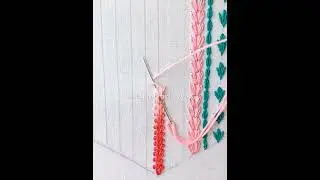 #bordado basic  double chain stitch hand embroidery tutorial for beginners  #bordadofantasia