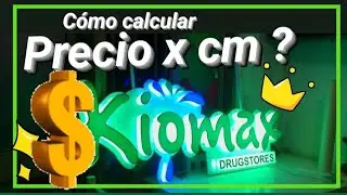 Como CALCULAR PRECIO de Letras 3D x Cm lineal | Como Armar un PRESUPUESTO