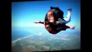 Tina Hui's first skydive HAD to be the world's highest tandem at 18,000 feet. EEP!