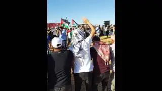 Traditional Bedouin singing in the March of Return