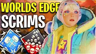 DOMINATING WORLDS EDGE SCRIMS AS WATTSON... | Apex Legends Season 12