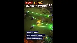 🔴 When Strategy Becomes Scale | Beyond All Reason 8v8 RTS Live