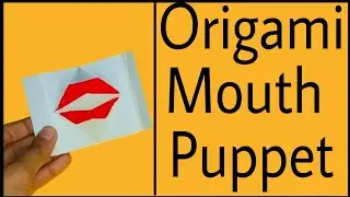 DIY Origami Mouth Puppet | How to make Paper Lips | Easy Paper Crafts | #shorts