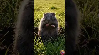 🐾 【ASMR】TOPO ASOMA DESDE EL SUELO y la tierra vuela a su alrededor 😄  #asmr #shorts  #viralshorts
