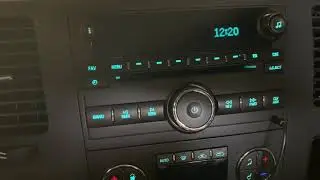 How To Set The Clock And Presets On Chevy Silverado Radio