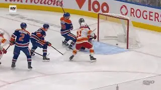 Mikael Backlund 1-0 Goal @ Edmonton Oilers | October 15 2022
