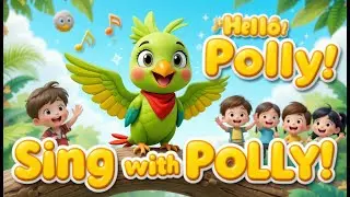 Polly the Parrot Song 🦜 |  Nursery Rhyme | Animalia Saga