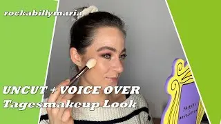 ✂ Uncut ALLTAGSMAKEUP mit Voice Over im Schnelldurchlauf | rockabillymaria