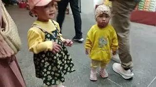 Gemoy Khaira, Geulis Cantik, Lihat perayaan Imlek di Malioboro, bertemu ade Aulia yang Cantik& imut.