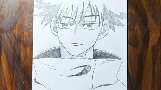 How to Draw Megumi Fushiguro Step by Step | Jujutsu Kaisen Anime Drawing (Beginner Tutorial)