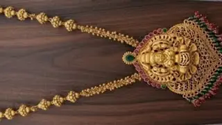Bridal long chain 😍🥰#jewellerycollection #gold #braidal #weddingaccessories #love 