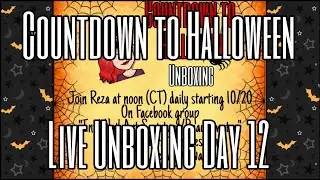 Unboxing Beautometry Countdown to Halloween Box Day 12 Reverse Stamping B Loves Plates Nail Art Live