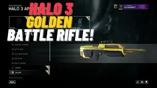 Halo 3 Golden Battle Rifle Skin! | Halo MCC Season 5