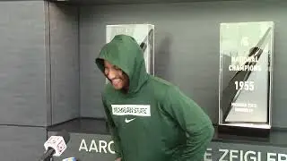 Michigan State LB Darius Snow from training camp '25
