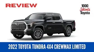 NEW! 2022 Toyota Tundra 4x4 CrewMax Limited Midnight Black  - Brockville, ON - 1000 Islands Toyota