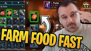 INFINITE FOOD? Best Way To Level And Rank Up Champions FAST | Raid Shadow Legends GUIDE