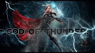 The God of Thunder #thor #Marvel #GodofThunder #cinematic #Stormbreaker #mjolnir #Worthy