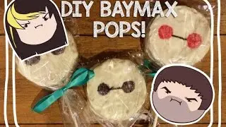 DIY - Cooking With The Grumps - Baymax Rice Crispy Pops!