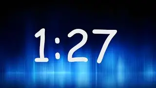 1:27 Minutes Timer / Countdown from 1min 27sec