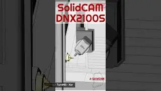 SolidCAM Video 012 - DNX2100S / TurnMill Machine Simulation #dnsolutions #solidcam