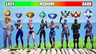 Box Fighting Players from Every Rank in Fortnite