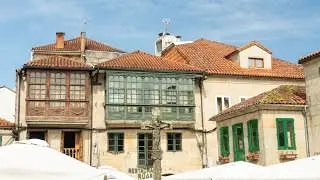 España 4K - Pontevedra Walking Tour - Entrepostales