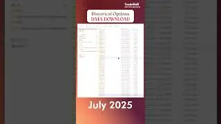 Historical Options Data Download | ICICI Direct API | @TradeHull #historicaldata #icicidirect