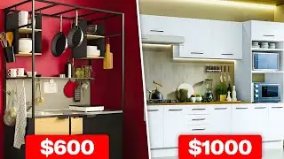 Решения для крошечной кухни стоимостью до 2000 долларов (2025) | Модульные кухонные комплекты IKE...
