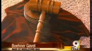 The new Speaker of the House gavel was made by a local.