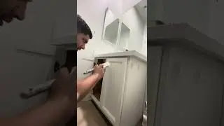 Como repintar, retocar puertas de  Gabinetes en su casa 